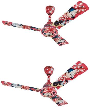BAJAJ Disney Minnie Mouse MM01 1200 mm 3 Blade Ceiling Fan