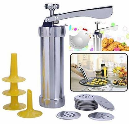 PAVITYAKSH Kitchen Press Stainless Steel Cookie Gun Biscuit Cookie & Biscuit Press Pump