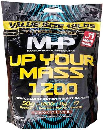 MHP Up Your Mass 1200 (12LBS), Great Results Weight Gainers/Mass Gainers
