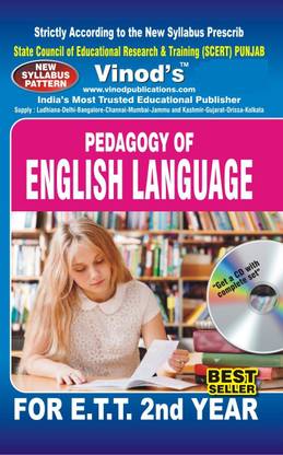 PUNJAB D.El.Ed - PEDAGOGY OF ENGLISH LANGUAGE -2nd Year (Sml) ETT SCERT - Vinod Publications