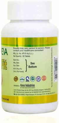 KEVA Slim Fit Tablets - Helps in Weight Loss, Slimming, Reducing Fat Deposition