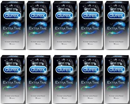 DUREX Extra Time Condoms for Longer Lasting Pleasure Condom
