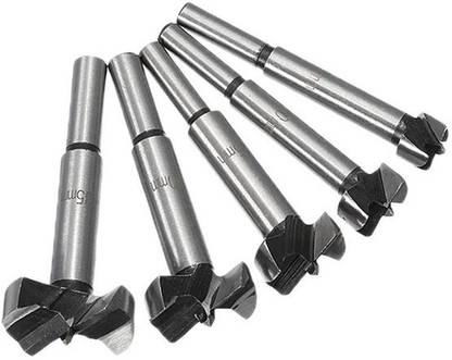 Digital Craft 5Pcs 15-35mm Forstner Drill Bits Set Hinge Hole Cutters Wood Working Hole Saw Cutters