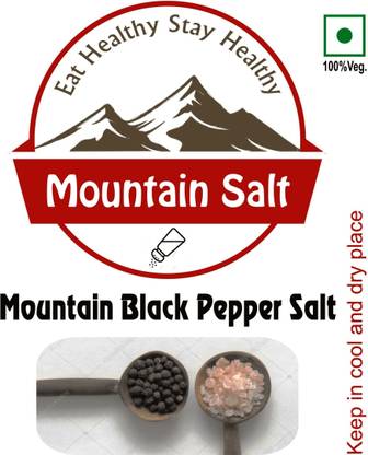 mountain salt A- Mountain Black Pepper Salt Black Salt