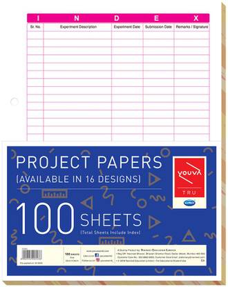 NAVNEET Youva Loose Sheets 22x28 cm Single Line Regular 64 gsm A4 paper