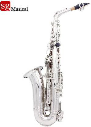 SG MUSICAL SGM-SB06 Standard Tenor Saxophone Silver Alto Saxophone