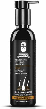 MUUCHSTAC Herbal Shampoo With In-built Conditioner - 200 ml