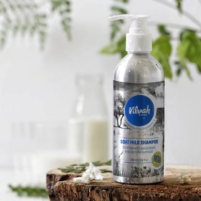 vilvah Goatmilk Shampoo(200ml) suitable for all hair types