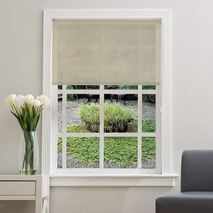 Deco Window Roller Blind Cord Drawn In Window