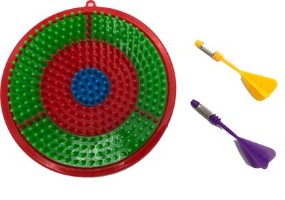 Mopslik Rubber Safety Tip Darts Dartboard Game Set, Rubber Dartboard Soft Tip Safe Darts, Great Game - Big Dart Board Game