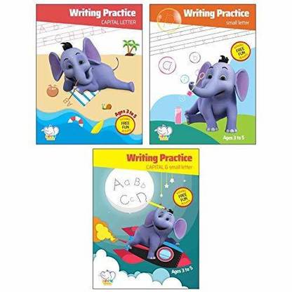 Alphabet Writing Practice Book - Write & Practice ABC Capital Letter, Small Letter - 3 Combo (English, Paperback, Appu Series)