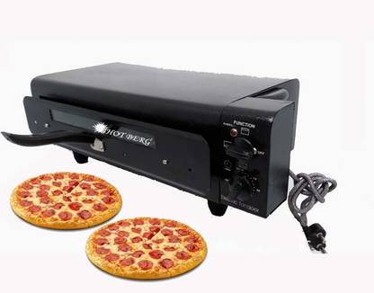 HOT BERG Automatic Timer & Heat Controller Extra Big XXL Size 2 Pizza Set One Time Cooking Electric Tandoor Electric Tandoor