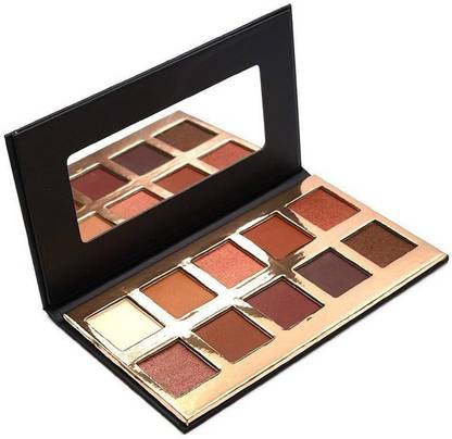 CROWN Makeup Nude Matt Metallic Eye Shadow Make Up Eyeshadow Palette 10 g
