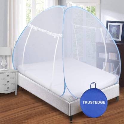 Ziraat Polyester Kids Washable HQ machardani Foldable Mosquito Net (Double Bed) Mosquito Net