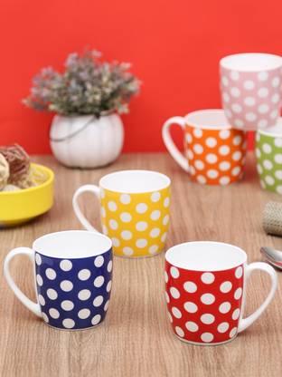 CLAY CRAFT CM-POLKADOT Ceramic Coffee Mug