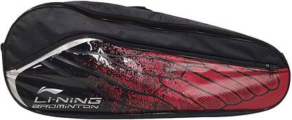 LI-NING G-Force Lite 100 Carbon-Graphite Badminton Racquet with String & Bag - Black Black Strung Badminton Racquet