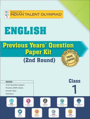 Indian Talent Olympiad - National English Olympiad Question Paper Set Round 2 Class 1