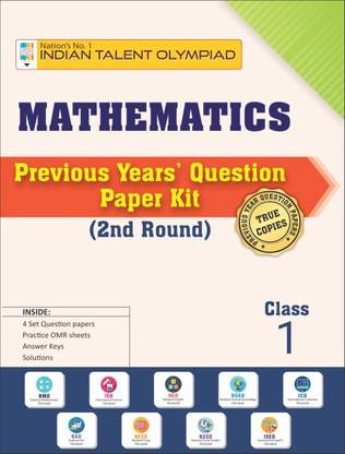 Indian Talent Olympiad - National Mathematics Olympiad Previous Year Question Paper Round 2 - Class 1