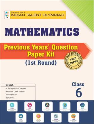 इंडियन टैलेंट ओलंपियाड - नेशनल मैथमैटिक्स ओलंपियाड प्रीवियस ईयर क्वेश्चन पेपर राउंड 2 क्लास 6