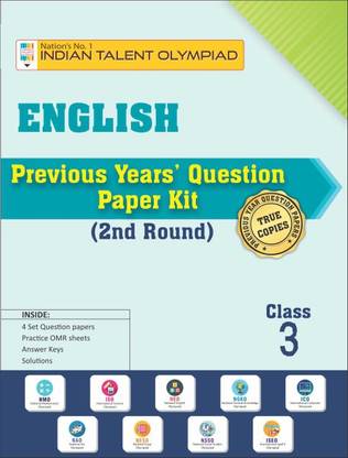 Indian Talent Olympiad - National English Olympiad Previous Year Question Paper - Round 2 Class 3