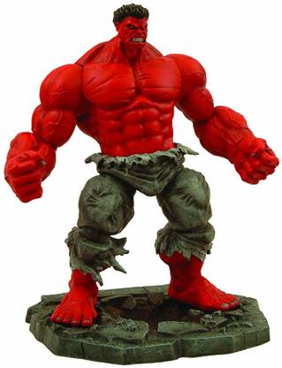 DIAMOND SELECT Marvel Select Red Hulk Action Figure, Multi Color