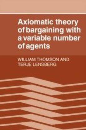 Axiomatic Theory of Bargaining with a Variable Number of Agents