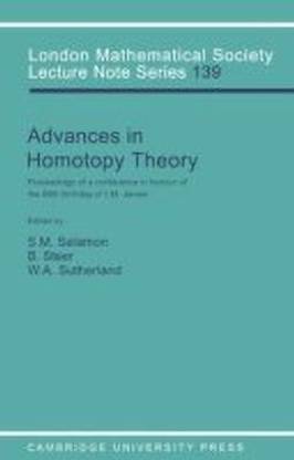 Advances in Homotopy Theory