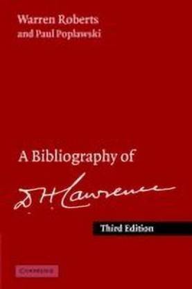 A Bibliography of D. H. Lawrence