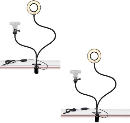 Envilean Dimmable LED Studio Camera Ring Light Flash