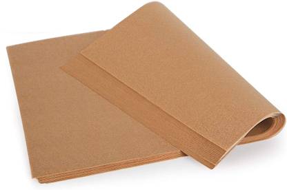 Bake world Brown Square 13x12 Butter paper 100 PCS Baking Parchment Wax Paper Candy Wrapper Oil Paper 13"X12" Virgin Pulp Parchment Paper