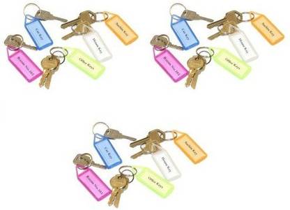 JSM PLASTIC KEYCHAINS Pack of 15 Key Chain