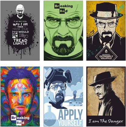 breaking bad poster,breaking bad posters,breaking bad posters for room Paper Print
