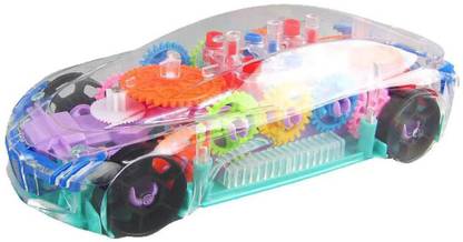 SNM97 Kids Colorful Educational Transparent Concept Car