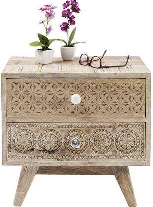 THE ATTIC Solid Wood Bedside Table