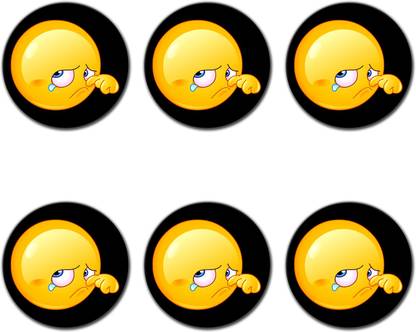 VPRINT QUALITY emoji magnets set Fridge Magnet Pack of 6