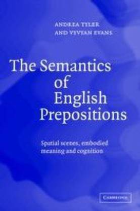 The Semantics of English Prepositions