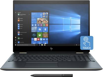 HP Spectre x360 Intel Core i7 9th Gen 9750H - (16 GB + 32 GB Optane/512 GB SSD/Windows 10 Pro/4 GB Graphics) 15-df1004TX 2 in 1 Laptop