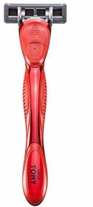 Uncle Tony Razor Handle with Blade (Red), Men