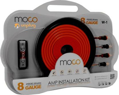 Unplug  TV-out Cable W-01 8 GUAGE 2500 WATTS AMPLIFIER WIRING KIT