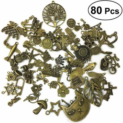 SUPVOX 80Pcs Wholesale Bulk Lots Jewelry Making Charms