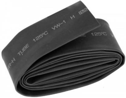 RPI SHOP Black 8mm Polyolefin Heat Shrink Tube Sleeve for Wrap 90 Meter Heat Shrink Cable Sleeve