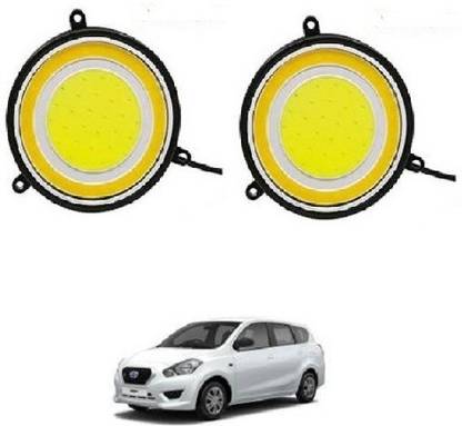 ACCESSOREEZ Round Shape COB LED DAYTIME RUNNING LIGHT ( DRL ) GXP111 Waterproof Car Fancy Lights ( WHITE , YELLOW ) Car Fancy Lights