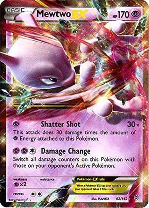 POKEMON Mewtwo-EX (62/162) - XY BREAKthrough - Holo