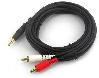 Mobiseries Stereo Audio Cable 1.5 m 2 RCA To 3.5mm 1.5 m Stereo Audio Cable