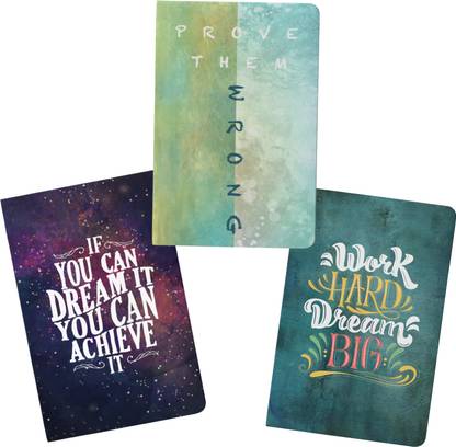 Lauret Blanc Ruled Notebook Diaries Journal- A5 Size, 144 Ruled Pages each, 90 GSM, Paperback A5 Notebook Ruled 144 Pages