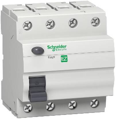schneider 4 Pole 40A 100MA-AC EASY9 RCCB MCB