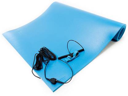 supreme electrotek solutions shop Supreme-ESD Safe (Anti Static) Size 1 ft X1.5 ft Table Mat Pvc 3 Layer Blue Mat Thickness 2 mm ) With On 4 Corner Button Ironing Mat