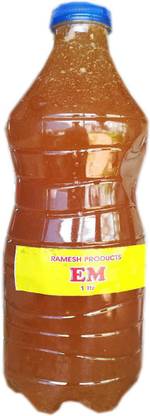 Ramesh products EM Effective Micro Organism 1 Litre for Organic Gardening with high yield and Fast growing . Fertilizer