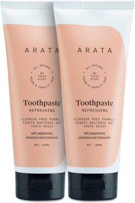 ARATA Refreshing Toothpaste|Prevents Tooth Decay|Fluoride Free Toothpaste