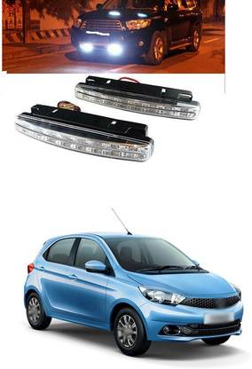 PECUNIA Super 6000K White 8 LED Car DRL Day Time Running Lights C229 Car Fancy Lights